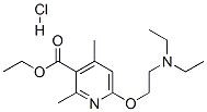 CAS 登录号：75348-37-7， 6-(2-二乙基氨基乙氧基)-2,4-二甲基吡啶-3-羧酸乙酯盐酸盐