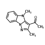 CAS#: 75380-54-0， 1-(2,4-Dimethyl-4H-pyrazolo[1,5-a]benzimidazol-3-yl)ethanone