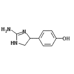 CAS#: 754126-21-1， 4-(2-Amino-4,5-dihydro-1H-imidazol-4-yl)phenol