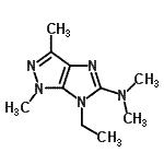 CAS 登录号：754164-30-2， 6-乙基-N,N,1,3-四甲基-1,6-二氢咪唑并[4,5-c]吡唑-5-胺
