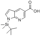 CAS 登录号：754214-41-0， 1-[叔丁基二甲基硅烷基]-1H-吡咯并[2,3-b]吡啶-5-羧酸