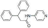 CAS 登录号：75437-13-7， 3,3-二(苯基)-N-吡啶-4-基丙酰胺