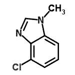 CAS 登录号：75438-01-6， 4-氯-1-甲基-1H-苯并咪唑