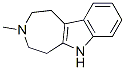 结构式 CAS# 7546-66-9, 1,2,3,4,5,6-六氢-3-甲基氮杂卓并[4,5-b]吲哚