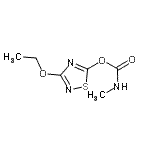 CAS 登录号：75465-42-8， 3-乙氧基-1,2,4-噻二唑-5-基甲基氨基甲酸酯