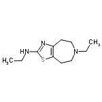 CAS 登录号：754916-00-2， N,6-二乙基-5,6,7,8-四氢-4H-[1,3]噻唑并[4,5-d]氮杂卓-2-胺