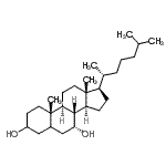 CAS 登录号：7554-76-9， (7alpha)-胆甾烷-3,7-二醇