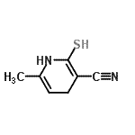 CAS 登录号：755759-47-8， 6-甲基-2-硫基-1,4-二氢-3-吡啶甲腈