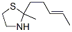 CAS#: 75606-57-4， 2-Methyl-2-[(E)-Pent-3-Enyl]-1,3-Thiazolidine