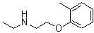 CAS 登录号：75612-32-7， N-乙基-2-(2-甲基苯氧基)乙胺
