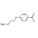 CAS 登录号：756478-87-2， 4-(2-甲氧基乙氧基)苯甲酰氯