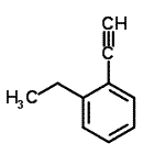 结构式 CAS# 75659-49-3, 1-乙基-2-乙炔基苯