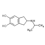 CAS 登录号：756758-56-2， 2-(异丙基氨基)-5,6-茚满二醇