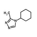 CAS 登录号：756819-68-8， 4-环己基-3-甲基-4H-1,2,4-三唑