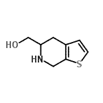 CAS 登录号：75695-52-2， 4,5,6,7-四氢噻吩并[2,3-c]吡啶-5-基甲醇