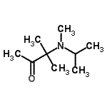 CAS 登录号：757133-59-8， 3-[异丙基(甲基)氨基]-3-甲基-2-丁酮