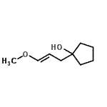 CAS 登录号：757219-30-0， 1-[(2E)-3-甲氧基-2-丙烯-1-基]环戊醇