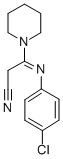 CAS 登录号：75723-40-9， 3-(4-氯苯基)亚氨基-3-哌啶-1-基丙腈