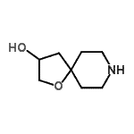 CAS 登录号：757239-76-2， 1-氧杂-8-氮杂螺[4.5]癸烷-3-醇