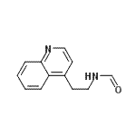 CAS 登录号：757249-11-9， N-[2-(4-喹啉基)乙基]甲酰胺