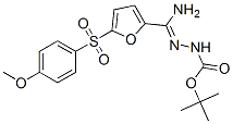 CAS 登录号：75745-78-7， N-[[氨基-[5-(4-甲氧基苯基)磺酰基呋喃-2-基]亚甲基]氨基]氨基甲酸叔丁基酯