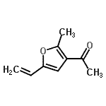 CAS 登录号：75822-63-8， 1-(2-甲基-5-乙烯基-3-呋喃基)乙酮