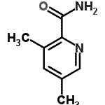 CAS 登录号：7584-15-8， 3,5-二甲基-2-吡啶甲酰胺