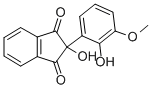 CAS 登录号:75840-15-2, 2-羟基-2-(2-羟基-3-甲氧基苯基)茚-1,3-二酮