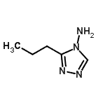 CAS 登录号：758628-43-2， 3-丙基-4H-1,2,4-三唑-4-胺
