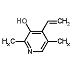 CAS 登录号：758630-41-0， 2,5-二甲基-4-乙烯基-3-吡啶醇