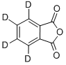 结构式 CAS# 75935-32-9, 邻苯二甲酸酐-D4