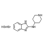 CAS 登录号：75970-47-7， N-(4-哌啶基)-1H-苯并咪唑-2-胺二氢溴酸盐
