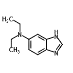 CAS 登录号：76007-11-9， N,N-二乙基-3H-苯并咪唑-5-胺