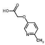 CAS 登录号：760938-66-7， [(6-甲基-3-吡啶基)氧基]乙酸