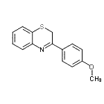 CAS 登录号：76148-93-1， 3-(4-甲氧基苯基)-2H-1,4-苯并噻嗪