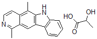 CAS 登录号：76201-88-2， 1,5-二甲基-6H-吡啶并[4,3-b]咔唑, 2-羟基丙酸