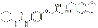 CAS#: 76210-80-5， 1-Cyclohexyl-3-[4-[3-[2-(3,4-Dimethoxyphenyl)Ethylamino]-2-Hydroxypropoxy]Phenyl]Urea