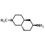 CAS 登录号：762184-68-9， (4aS,6S,8aS)-2-甲基癸氢-6-异喹啉胺