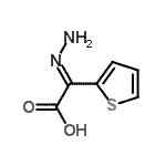 CAS 登录号：762184-92-9， (2Z)-亚肼基(2-噻吩基)乙酸
