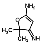 CAS 登录号：762295-99-8， 4-亚氨基-5,5-二甲基-4,5-二氢-2-呋喃胺