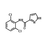 CAS 登录号：763108-27-6， N-(2,6-二氯苯基)-1H-吡唑-3-甲酰胺