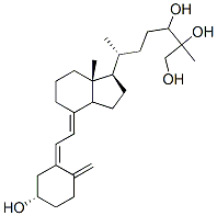 CAS 登录号：76355-23-2， (6R)-6-[(1R,3aS,4E,7aR)-4-[(2Z)-2-[(5R)-5-羟基-2-亚甲基环己亚基]亚乙基]-7alpha-甲基-2,3,3a,5,6,7-六氢-1H-茚-1-基]-2-甲基庚烷-1,2,3-三醇