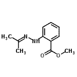CAS 登录号：76368-94-0， 甲基2-(2-异亚丙基肼基)苯甲酸酯
