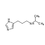 CAS 登录号：763867-58-9， 3-(1H-咪唑-4-基)-N-异丙基-1-丙胺
