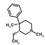 CAS 登录号：763870-61-7， (3R,4S)-3-乙基-1,4-二甲基-4-苯基哌啶