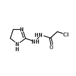 CAS 登录号：764624-72-8， 2-氯-N'-(4,5-二氢-1H-咪唑-2-基)乙酰肼