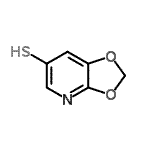 CAS 登录号：76470-54-7， [1,3]二氧杂环戊并[4,5-b]吡啶-6-硫醇