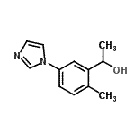 CAS 登录号：765229-54-7， 1-[5-(1H-咪唑-1-基)-2-甲基苯基]乙醇