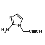 CAS 登录号：765246-46-6， 1-(2-丙炔-1-基)-1H-咪唑-2-胺