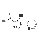 CAS 登录号：765850-70-2， 5-氨基-1-(2-吡啶基)-1H-咪唑-4-羧酸